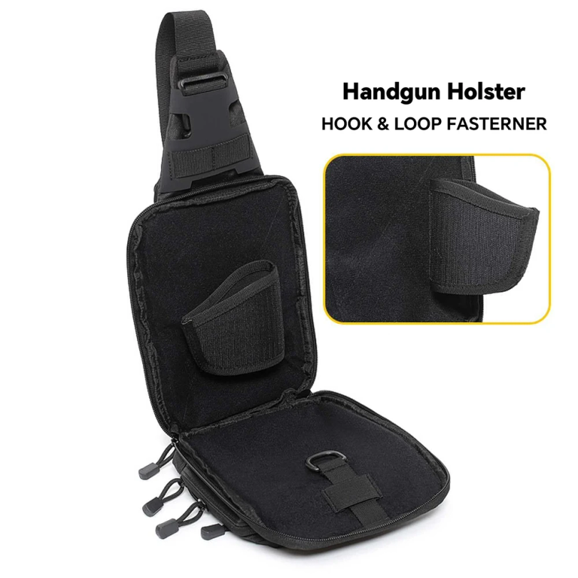 Tactical Sling Bag Concealed C - Edc Concealed Carry Bag ulasan dan harga