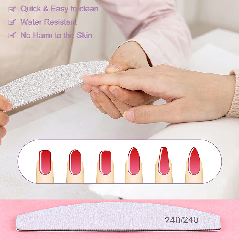 5/10Pcs Professional Nail File - Nail File Titanium ulasan dan harga