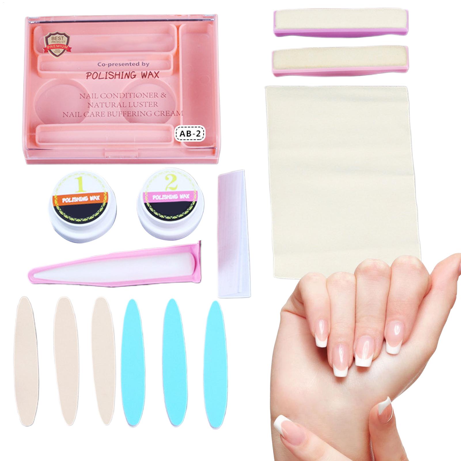 Nail polishing Wax Tool Kit Na - Nail File Titanium ulasan dan harga