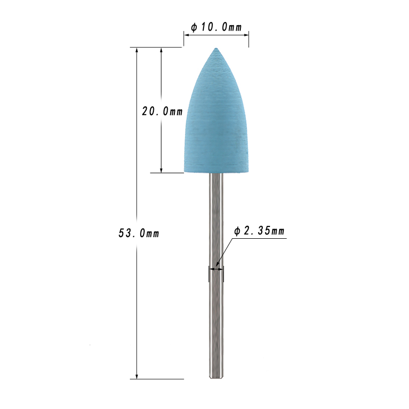 5Pcs/Set Silicone Nail Drill B - Nail File Titanium ulasan dan harga