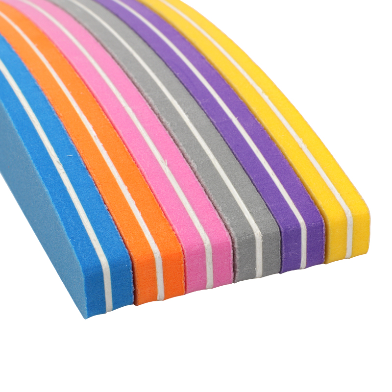 10/50Pcs Boat Sponge Nail File - Nail File Titanium ulasan dan harga