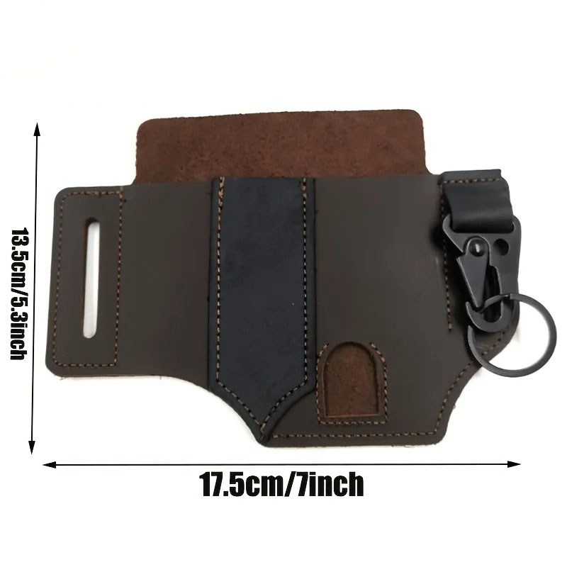PU Leather EDC Belt Multitool  - Edc Concealed Carry Bag ulasan dan harga