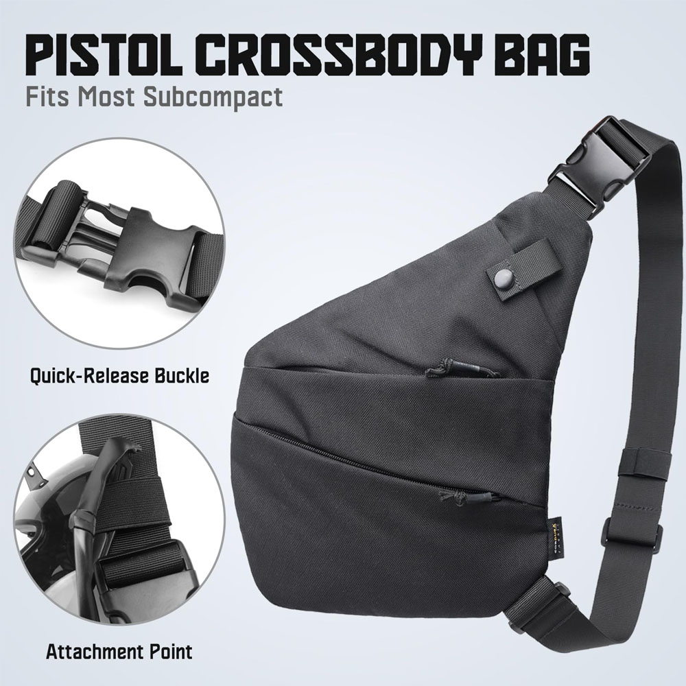 Tactical Concealed Gun Carry B - Edc Concealed Carry Bag ulasan dan harga
