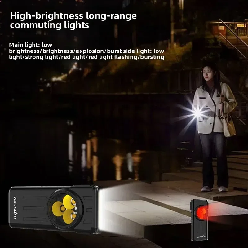 EDC LED Flashlight Portable Ke - Edc Carry Flashlight ulasan dan harga