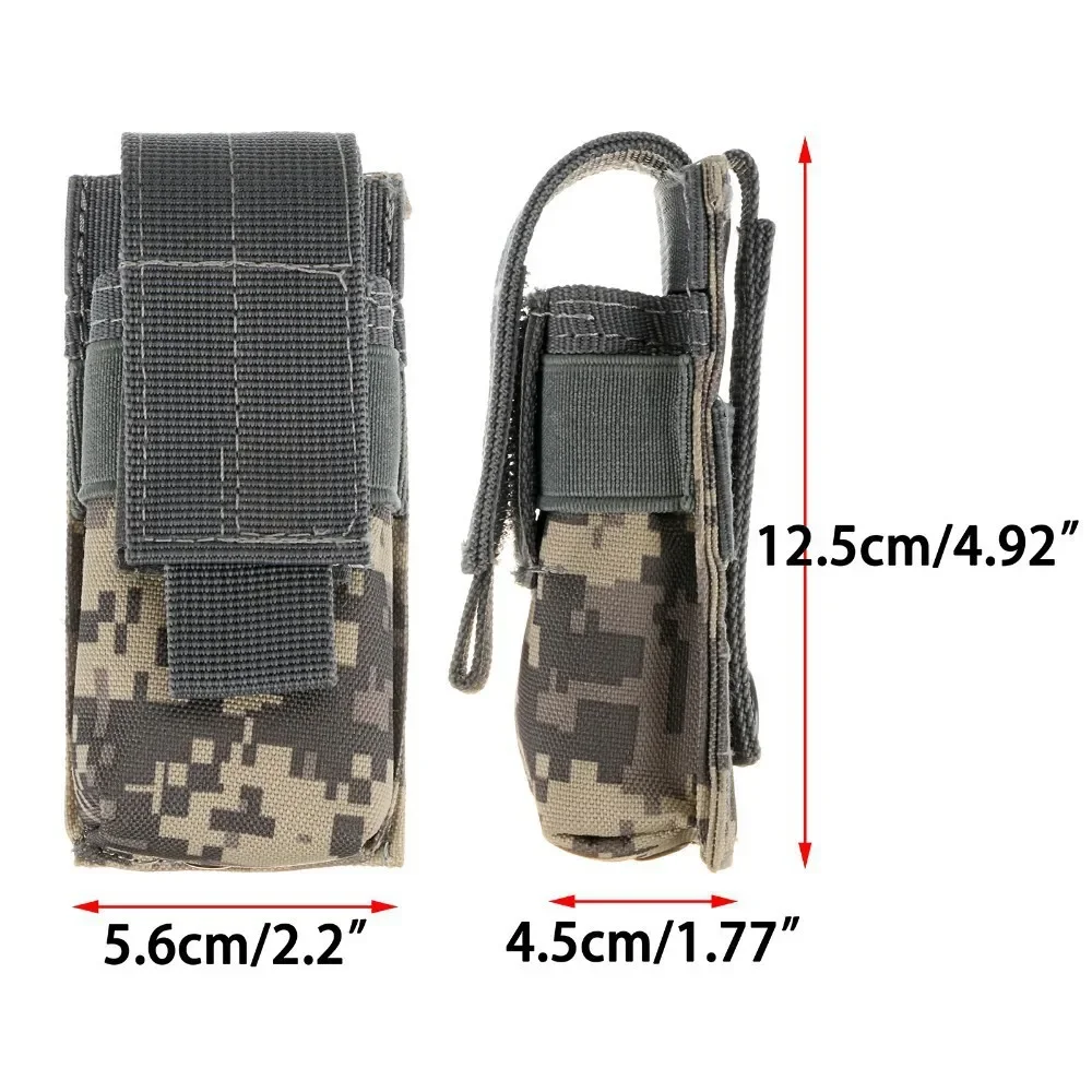 Tactical Molle Flashlight Pouc - Edc Concealed Carry Bag ulasan dan harga
