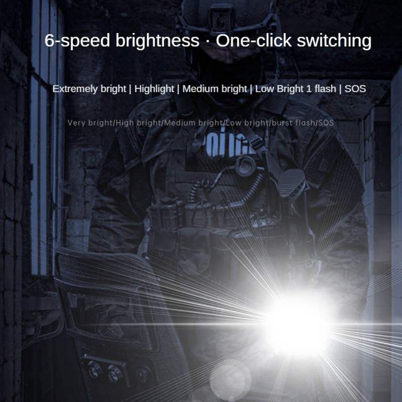 Type-C USB Rechargeable 21700  - Edc Carry Flashlight ulasan dan harga