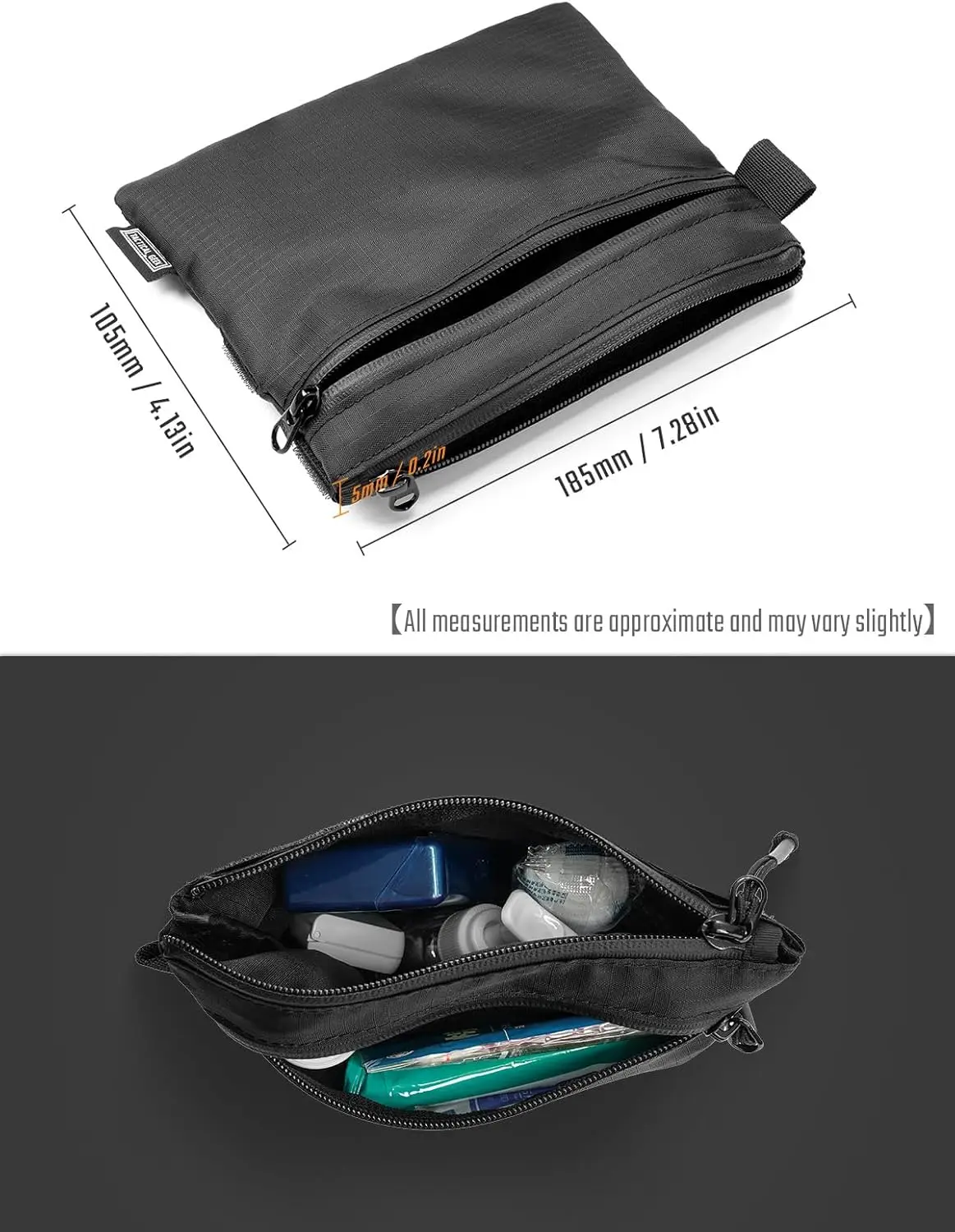TACTICAL GEEK A14 Slim EDC Pou - Edc Concealed Carry Bag ulasan dan harga