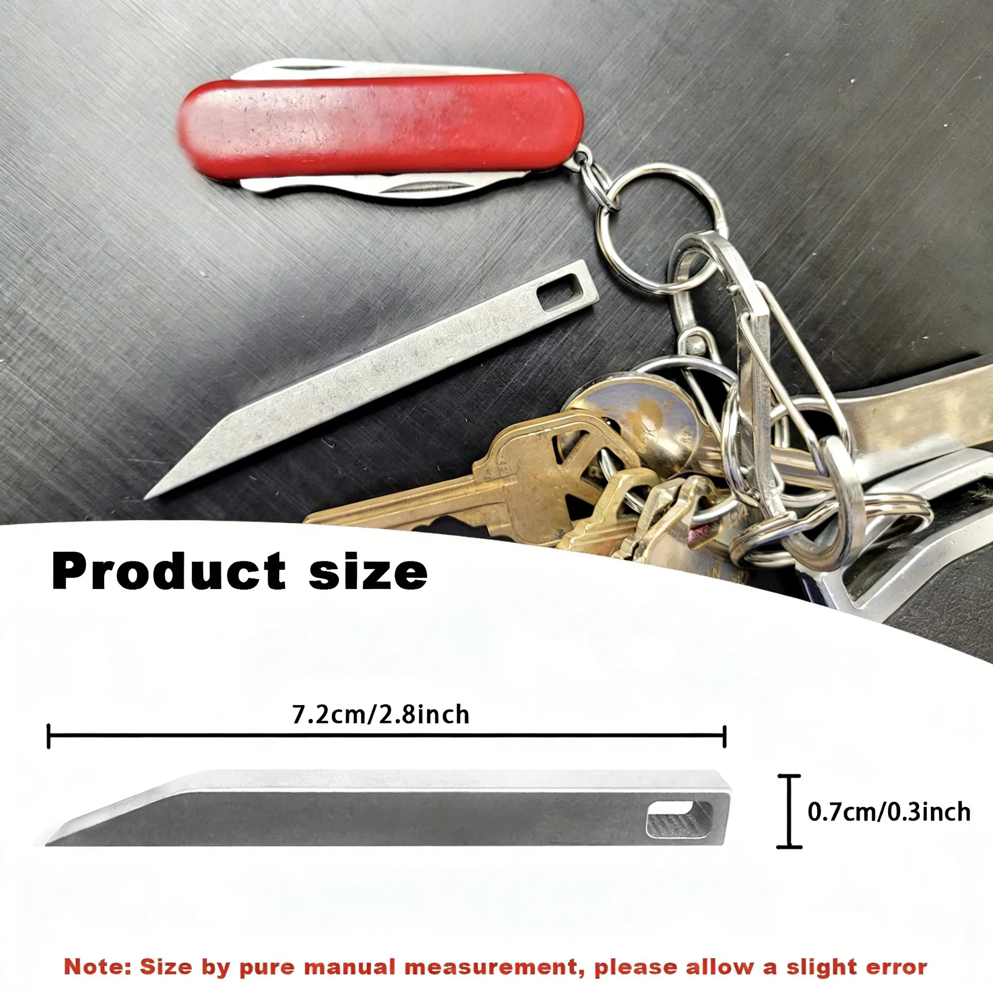 Heavy Duty Keychain Prybar EDC - Edc Everyday Carry ulasan dan harga