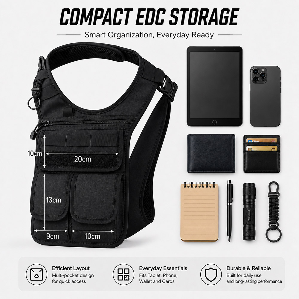 Tactical Concealed Underarm To - Edc Concealed Carry Bag ulasan dan harga