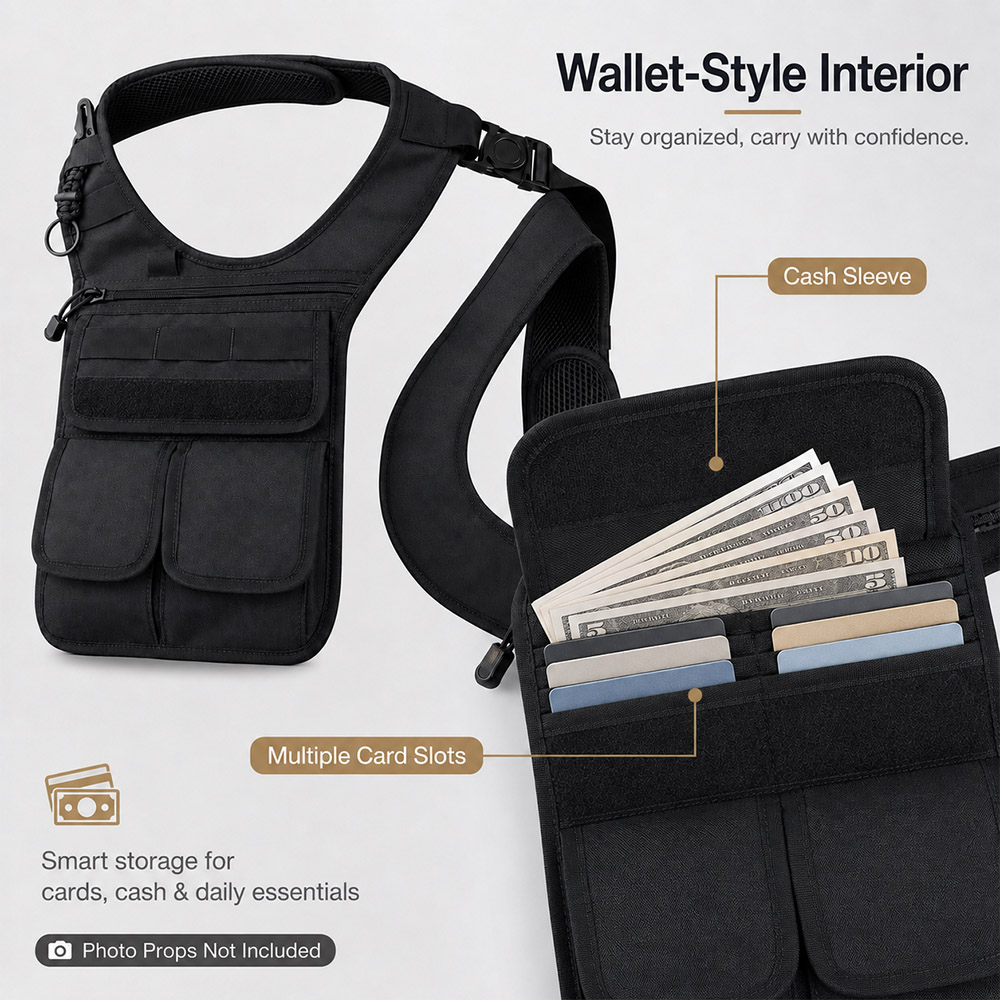 Tactical Concealed Underarm To - Edc Concealed Carry Bag ulasan dan harga