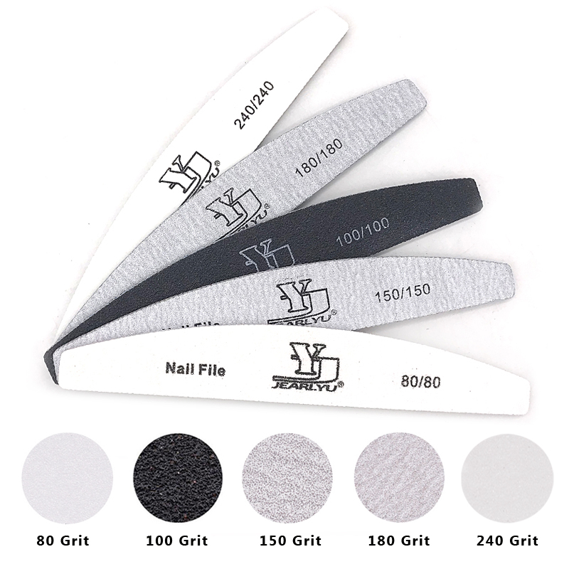 5Pcs Nail File Set Mix Color P - Nail File Titanium ulasan dan harga