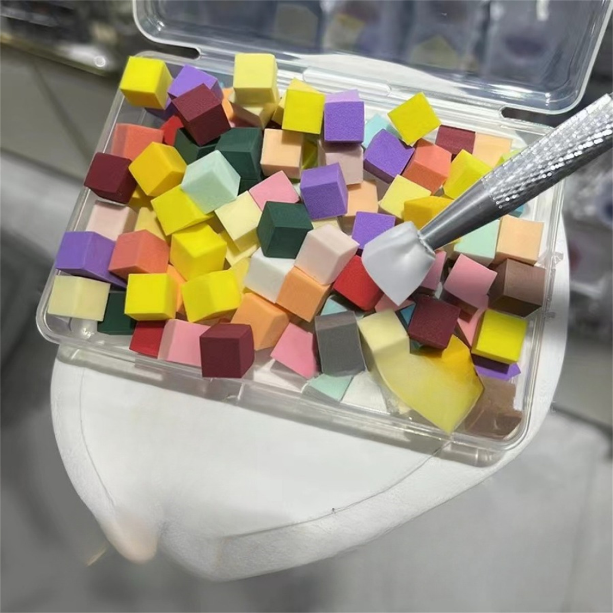 1set 100pcs Nail Care Gradual  - Nail File Titanium ulasan dan harga