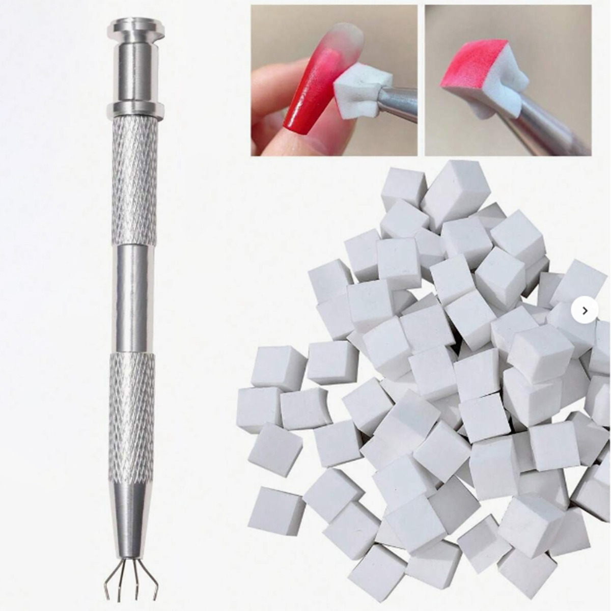 1set 100pcs Nail Care Gradual  - Nail File Titanium ulasan dan harga