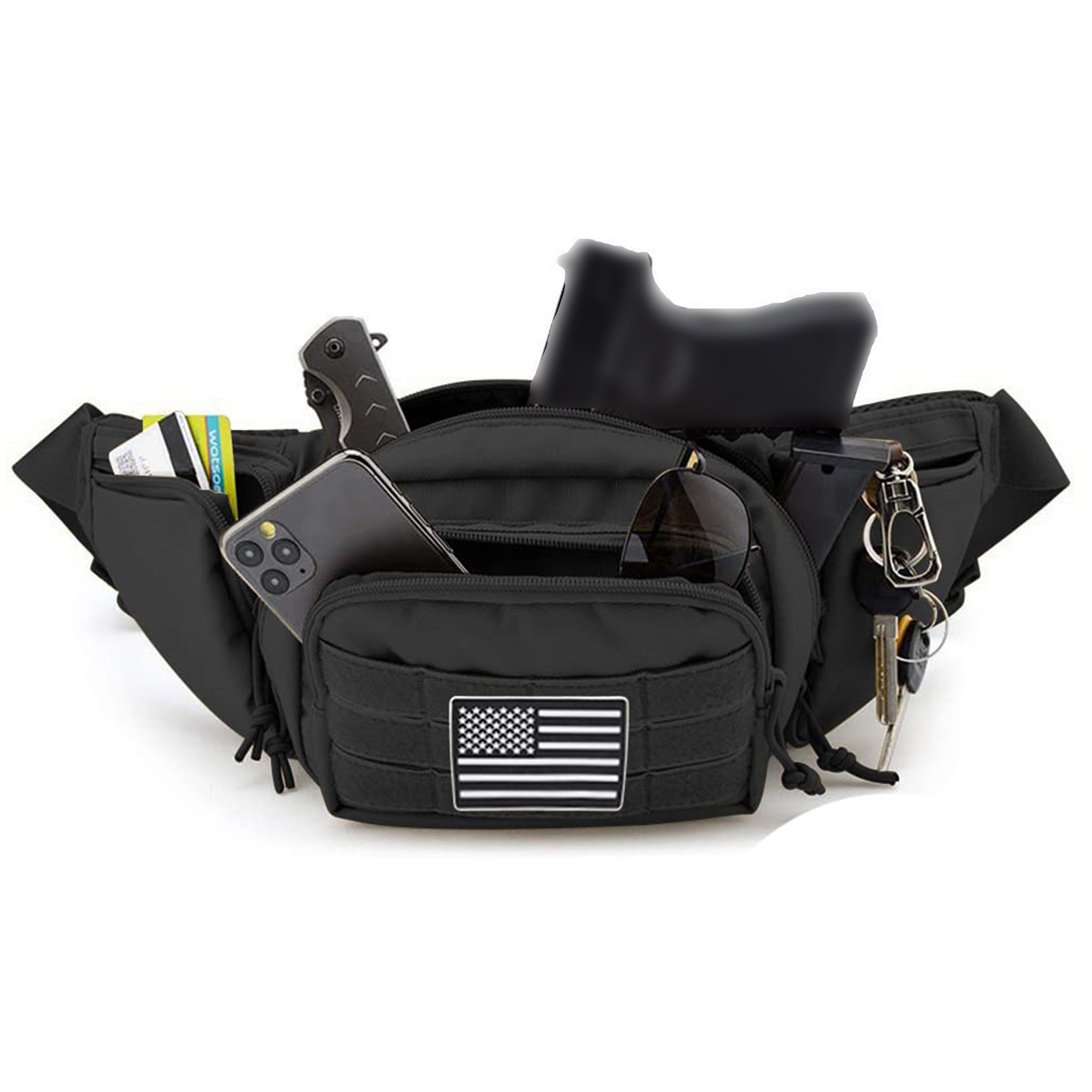 Tactical Fanny Pack Gun Holste - Edc Concealed Carry Bag ulasan dan harga