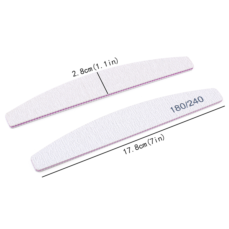 10Pcs Double Sided Nail Files  - Nail File Titanium ulasan dan harga