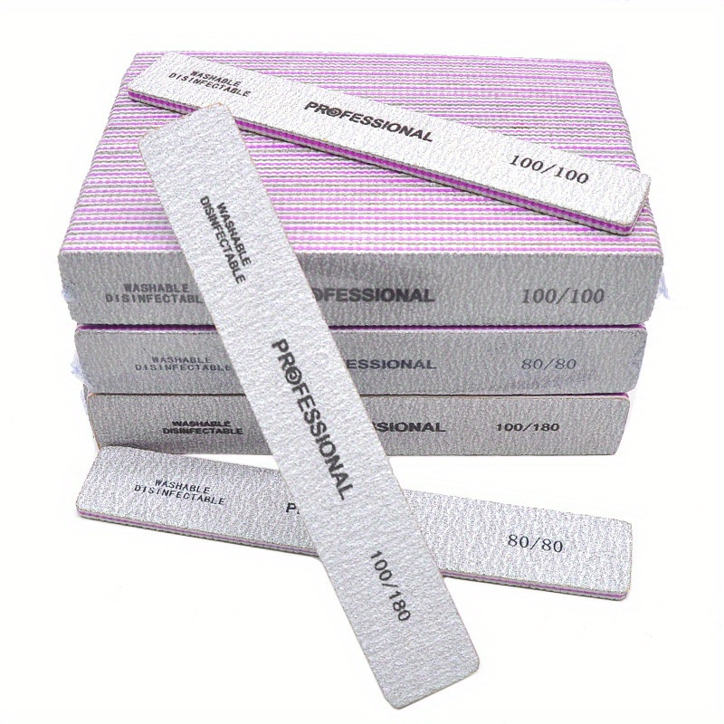 Straight Nail File 80/100/180/ - Nail File Titanium ulasan dan harga