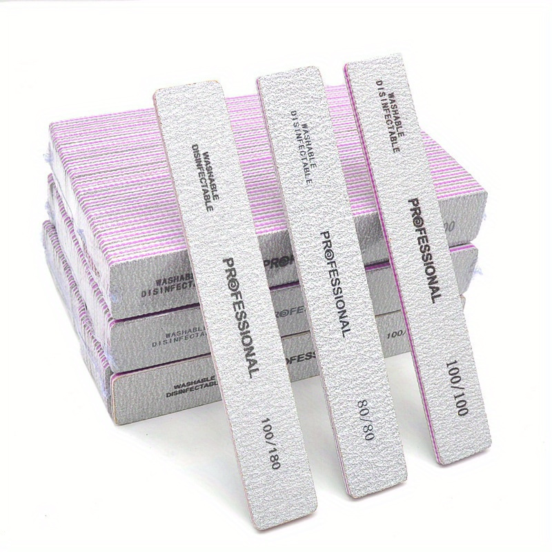 Straight Nail File 80/100/180/ - Nail File Titanium ulasan dan harga
