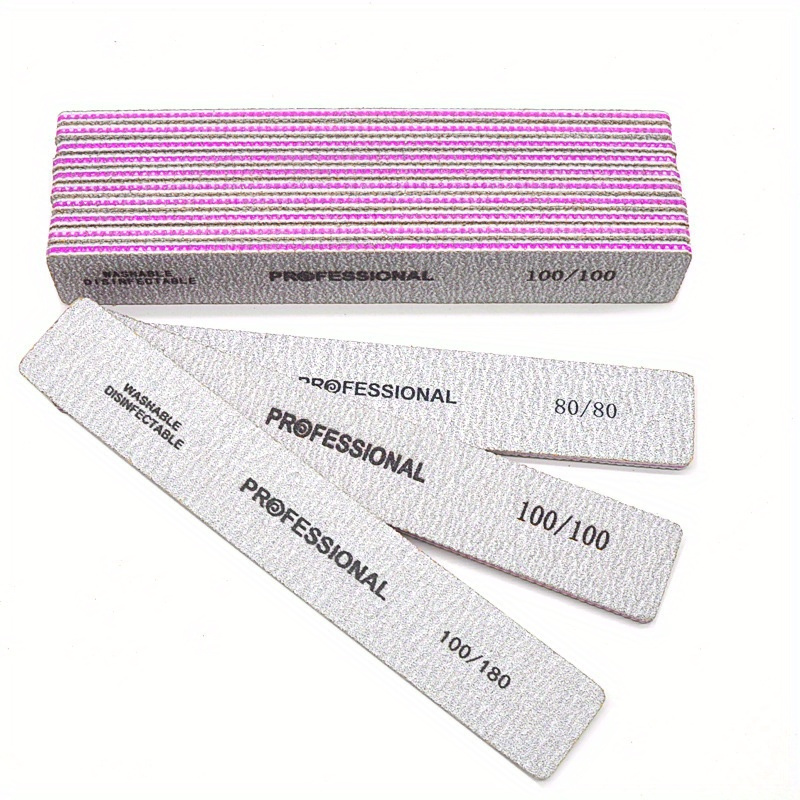 Straight Nail File 80/100/180/ - Nail File Titanium ulasan dan harga